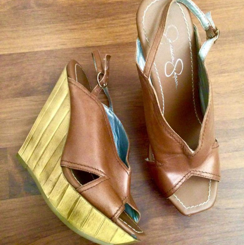 Jessica Simpson wedges